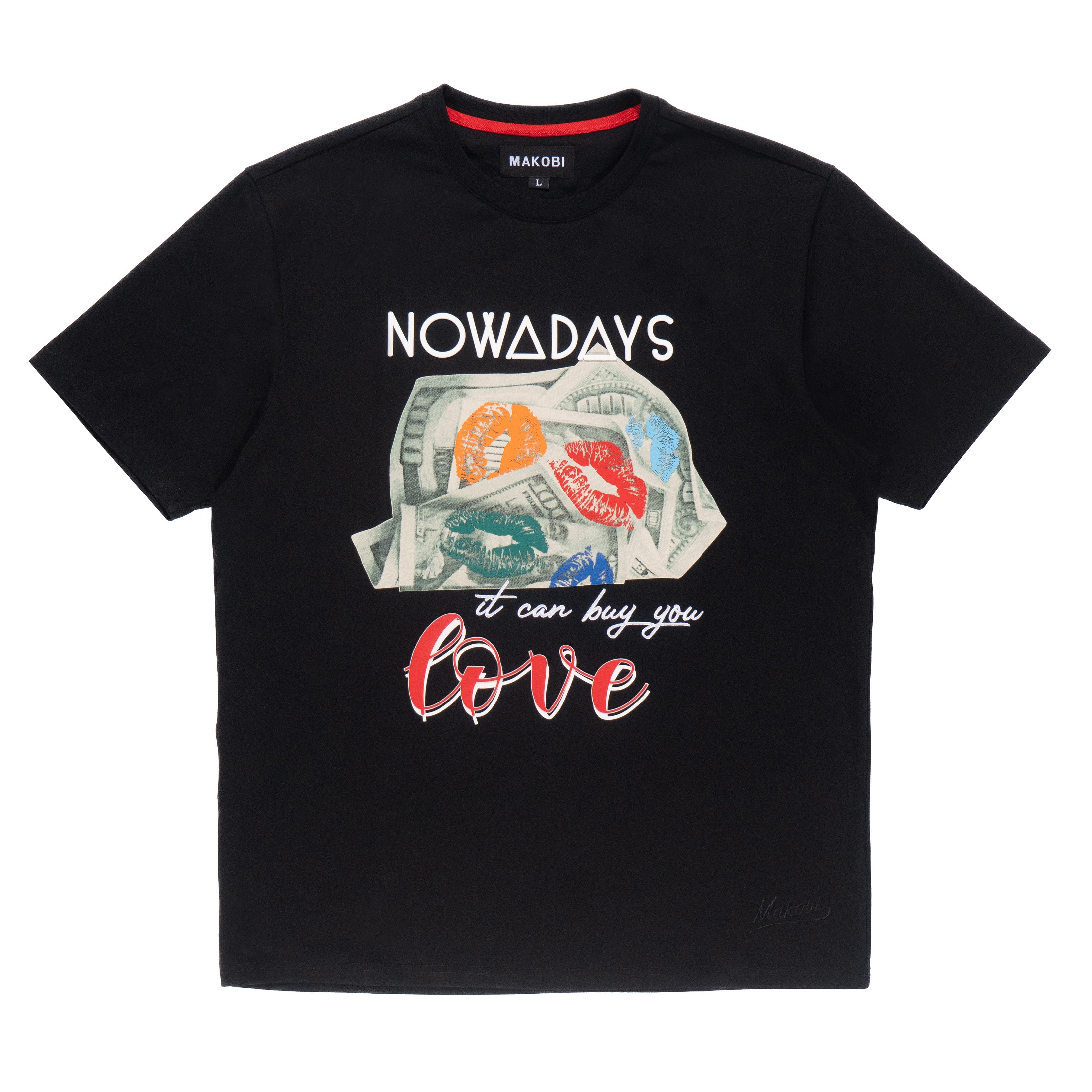 M336 Lipstick On Money Tee - Black