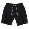 M633 Colton Nylon Spandex Cargo Shorts - Black