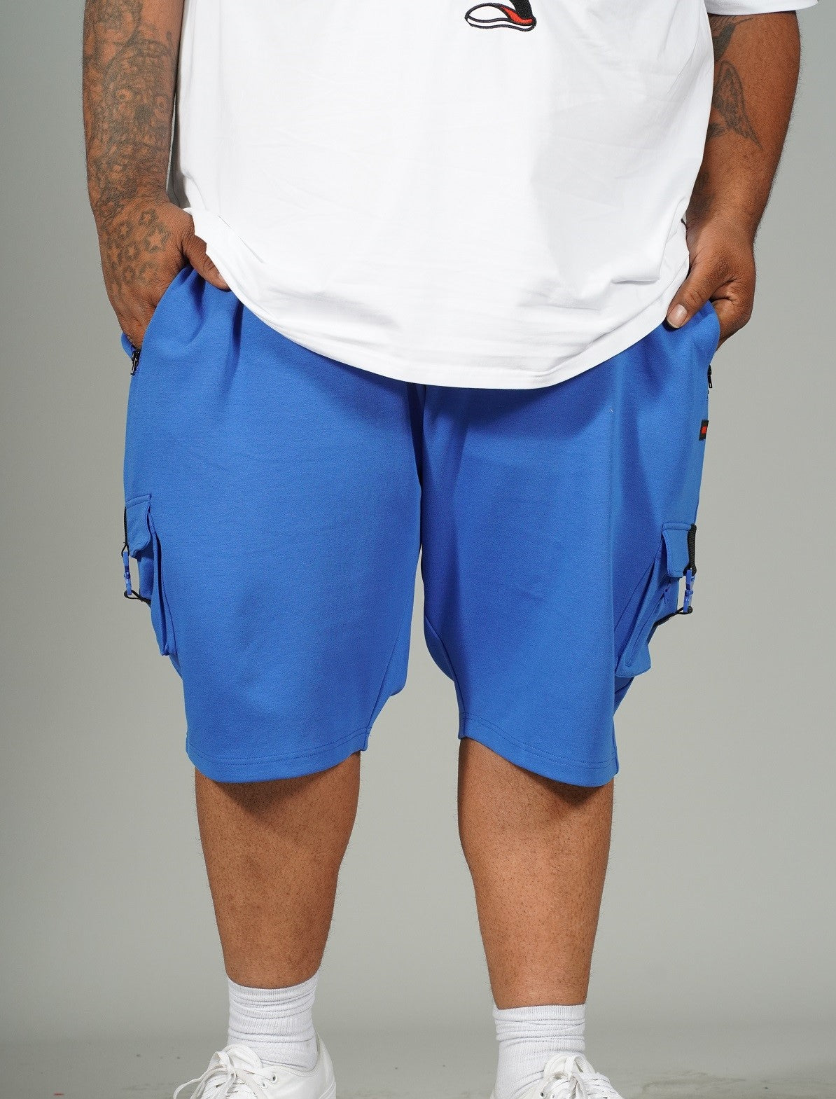 M670 Tech Fleece cargo Shorts - Royal