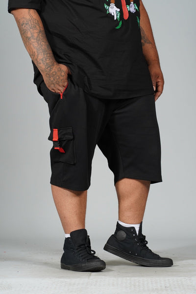 M670 Tech Fleece cargo Shorts - Black