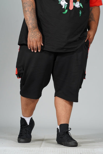 M670 Tech Fleece cargo Shorts - Black