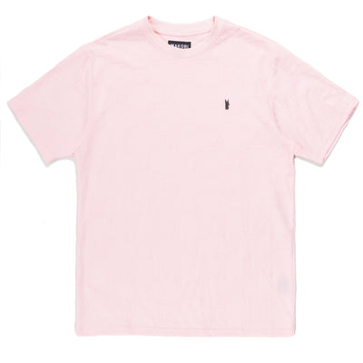 M335 Caspar Embossed Tee - Pink