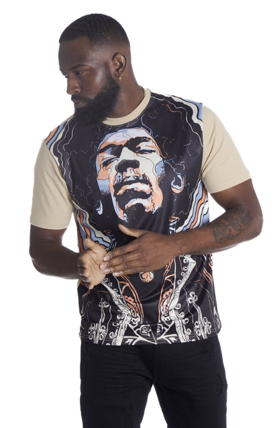 M324 Jimi Hendrix Tee - Khaki