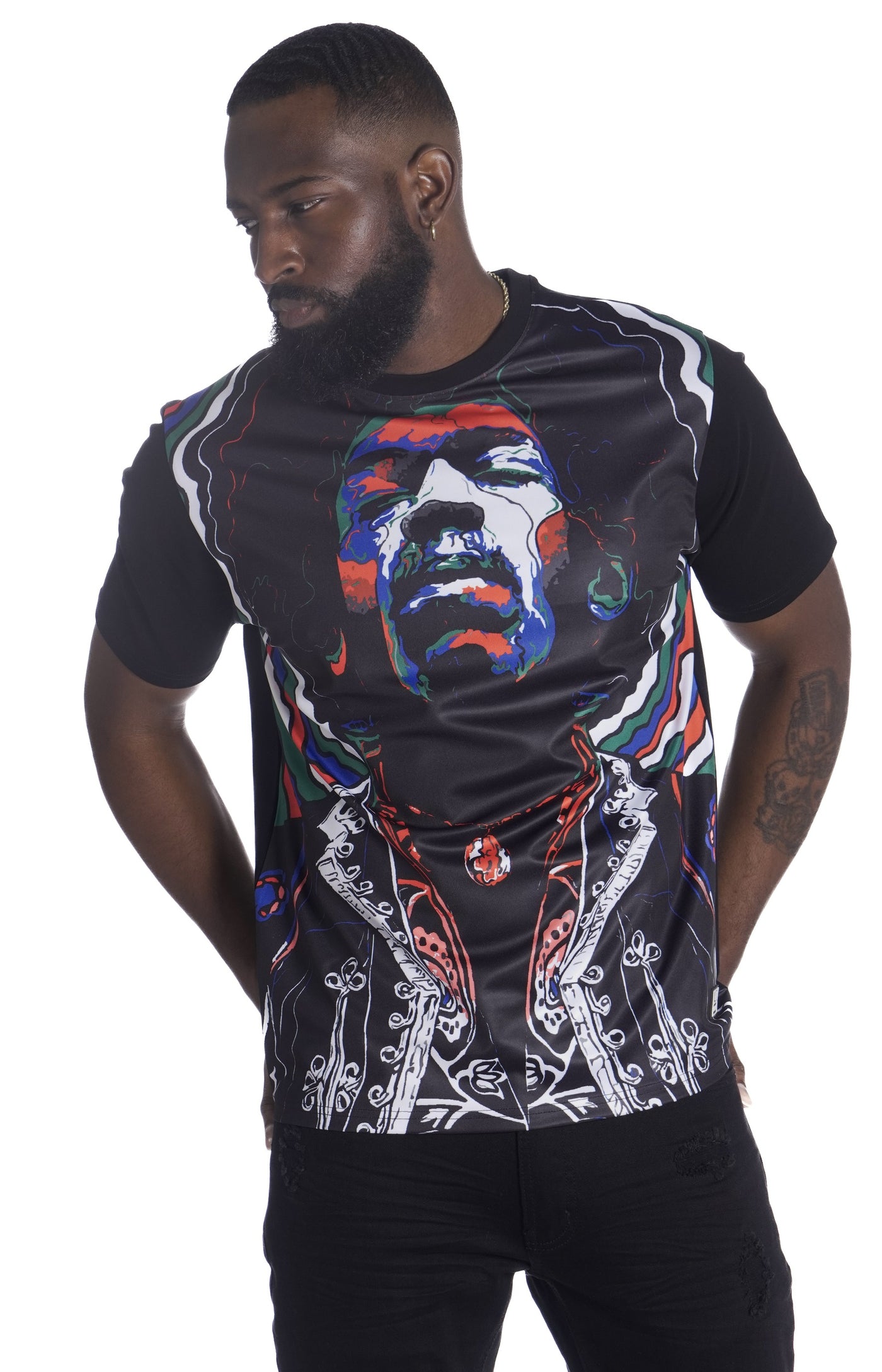 M324 Jimi Hendrix Tee - Black