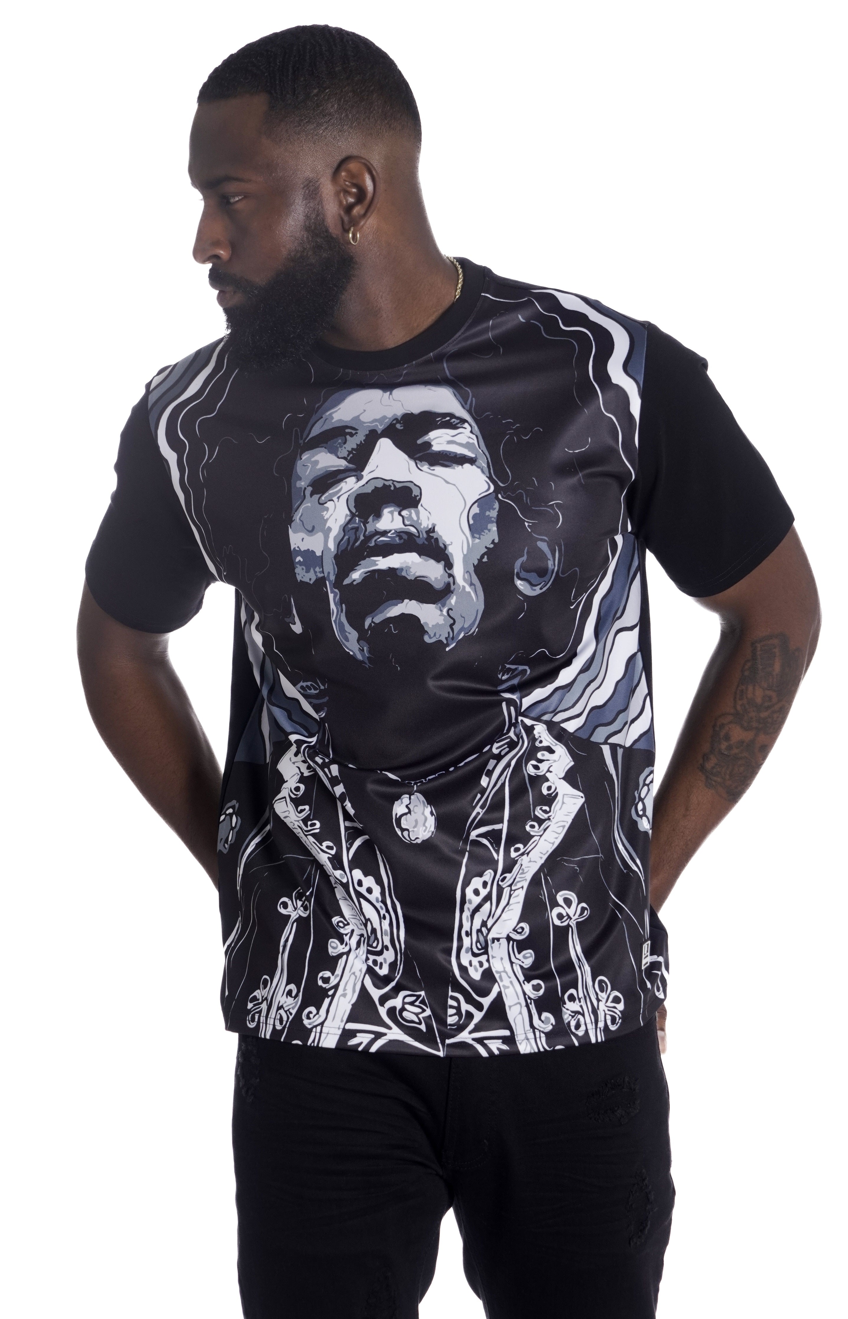 M324 Jimi Hendrix Tee - Gray