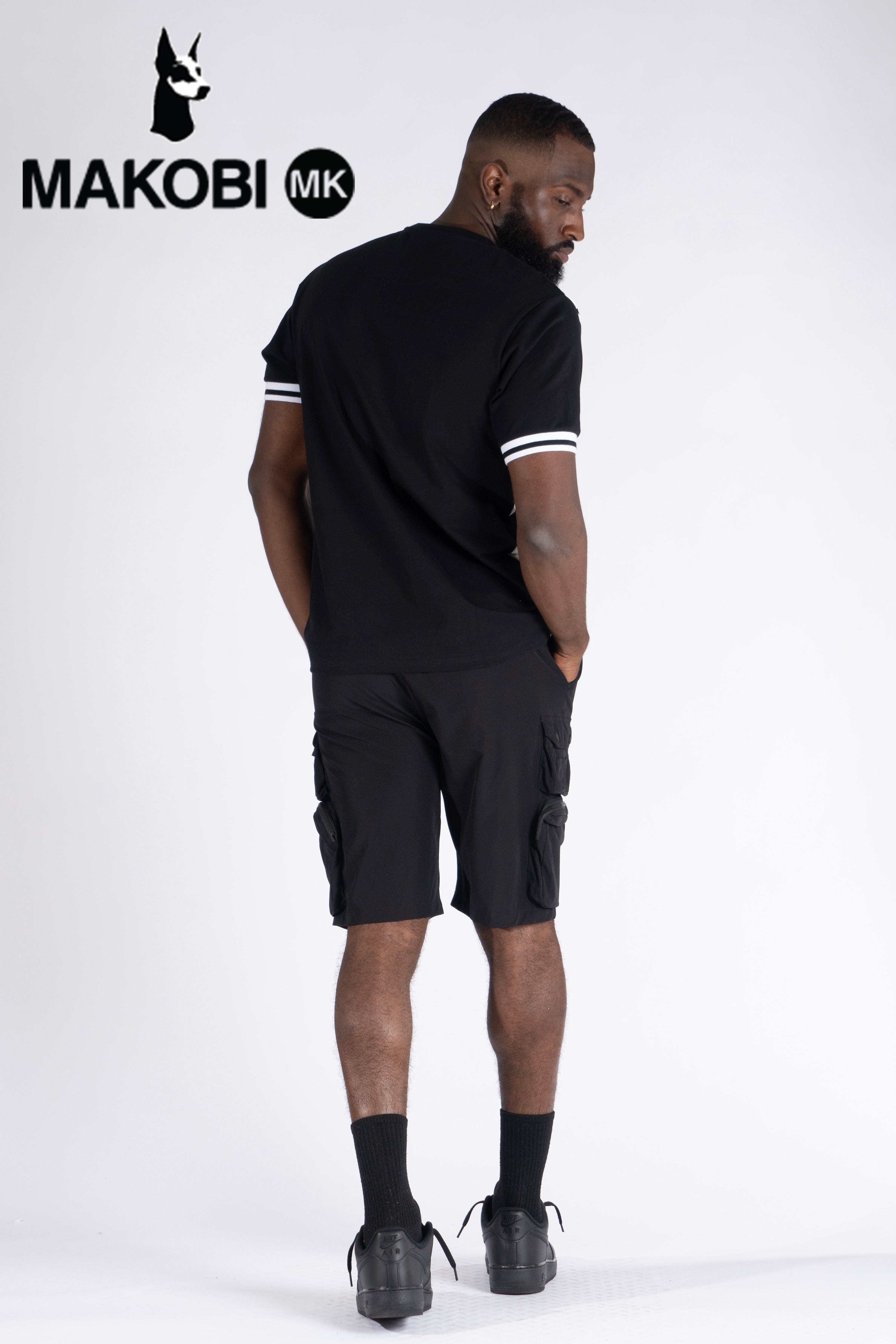 M371 Makobi Lorini Dobie Tee - Black