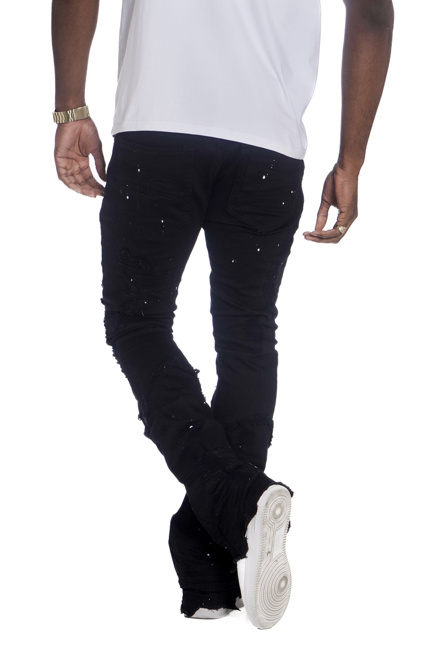 F1788 Rogue 36" Stack Jeans - Black