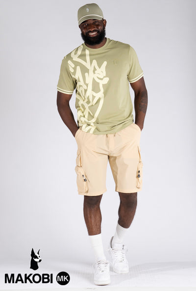 M371 Makobi Lorini Dobie Tee - Olive