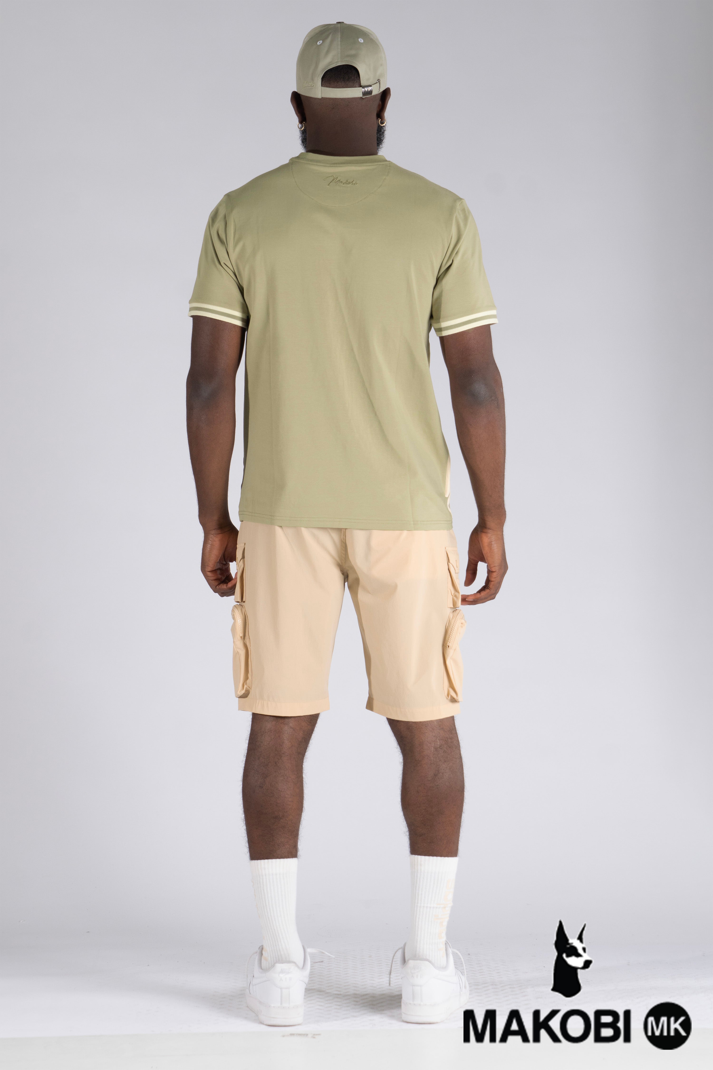 M371 Makobi Lorini Dobie Tee - Olifi