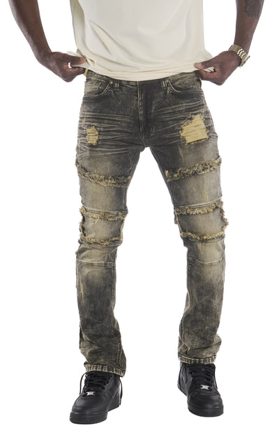 M1967 Makobi David Denim Jeans - Olive