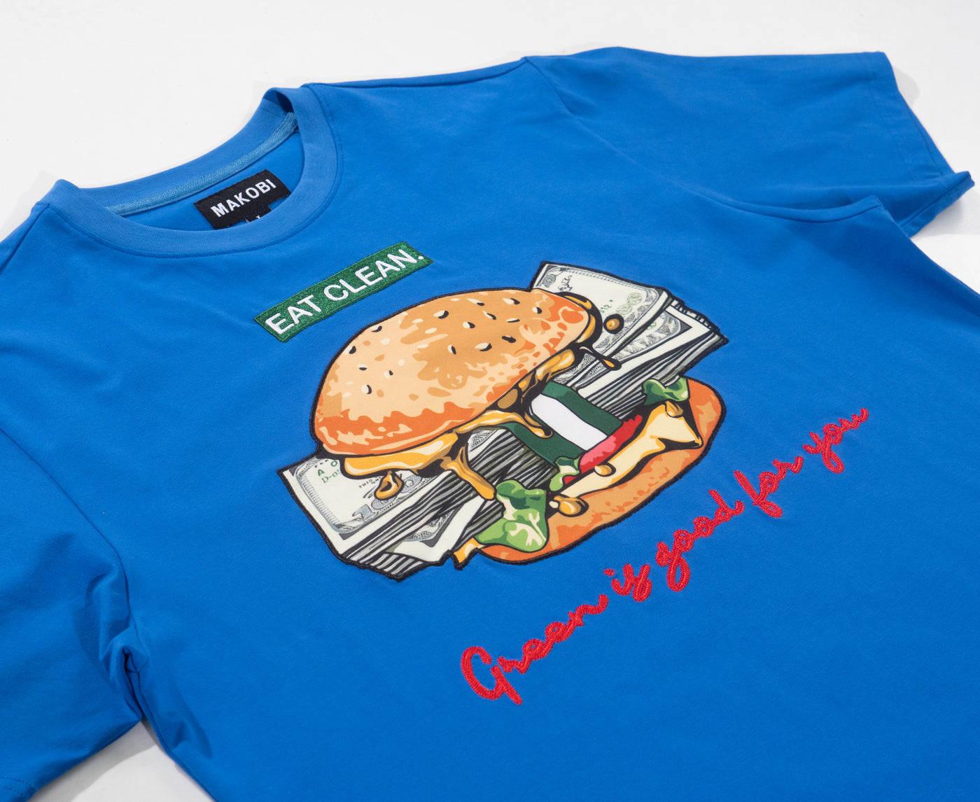 M306 Vegan Burger Tee - Royal