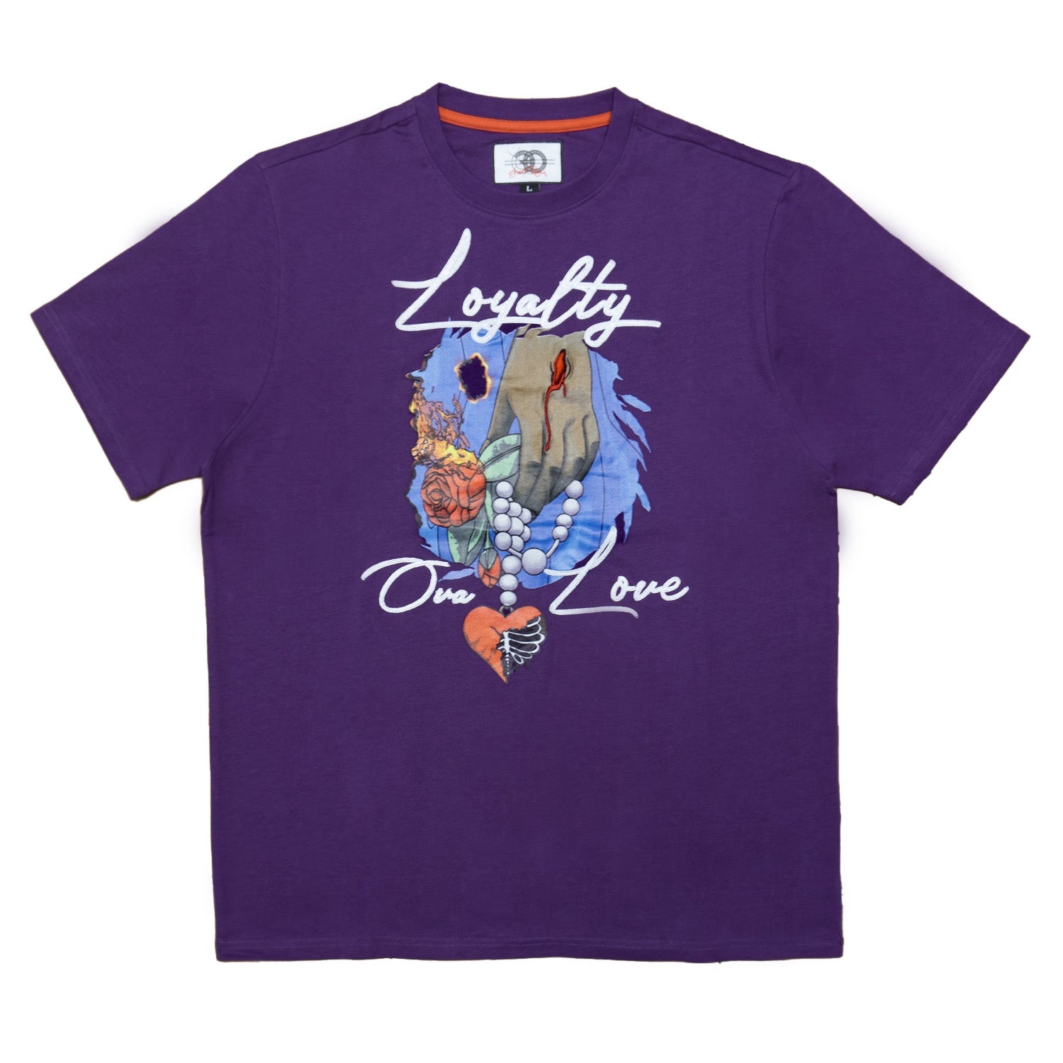 F134 Loyalty Over Love Tee - Purple