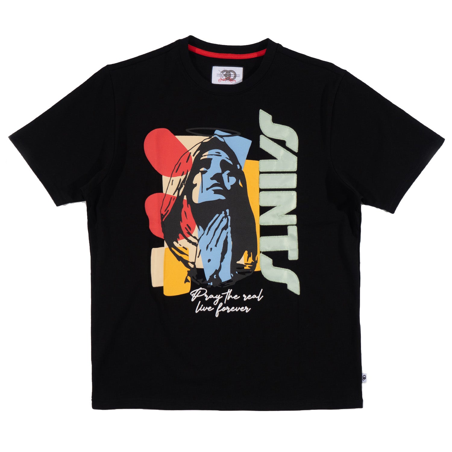 F128 Akoko ni Owo Tapestry Tee - Black