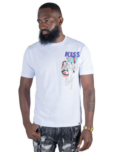 F167 "KISS My Air" Tee - White