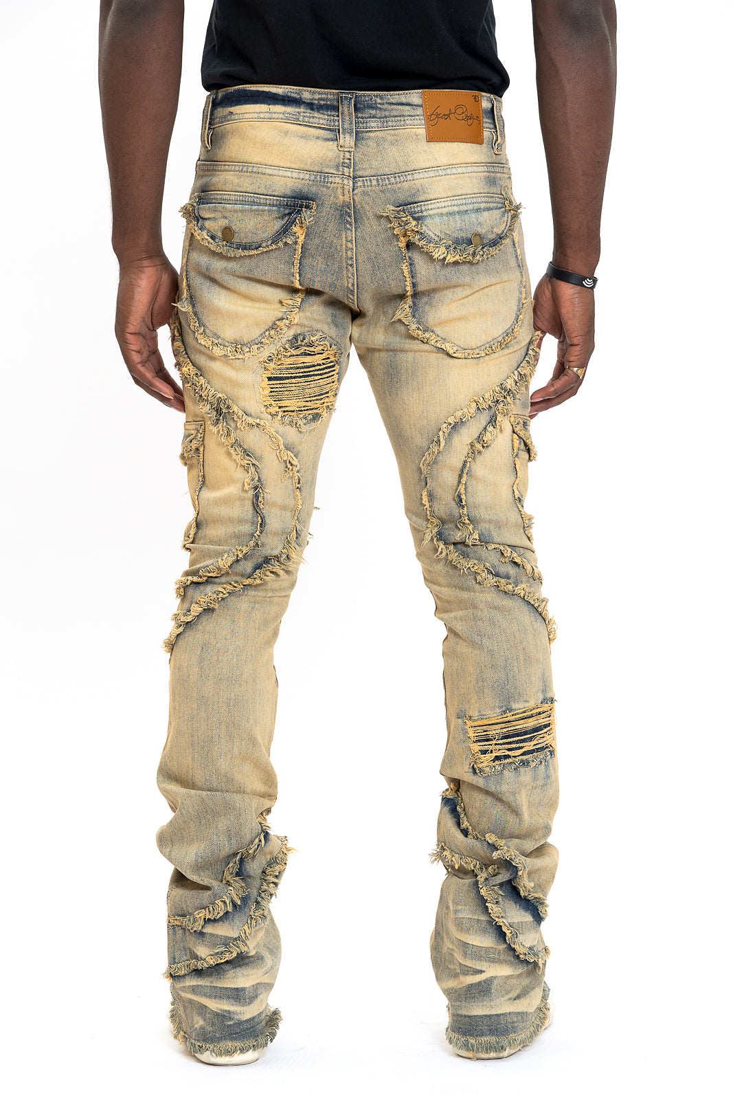 F1767 Tascotto Stacked Jeans - Dirt