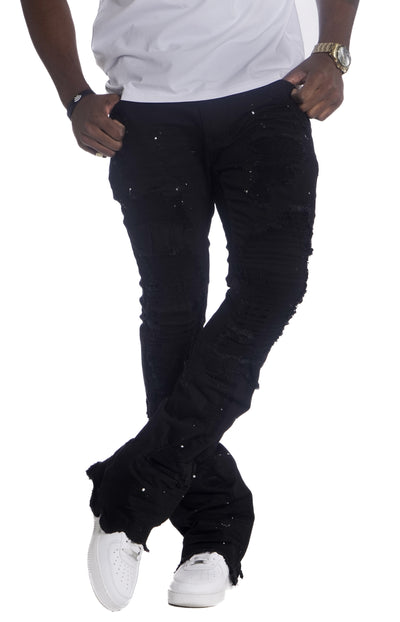 F1788 Rogue 36" Stack Jeans - Black