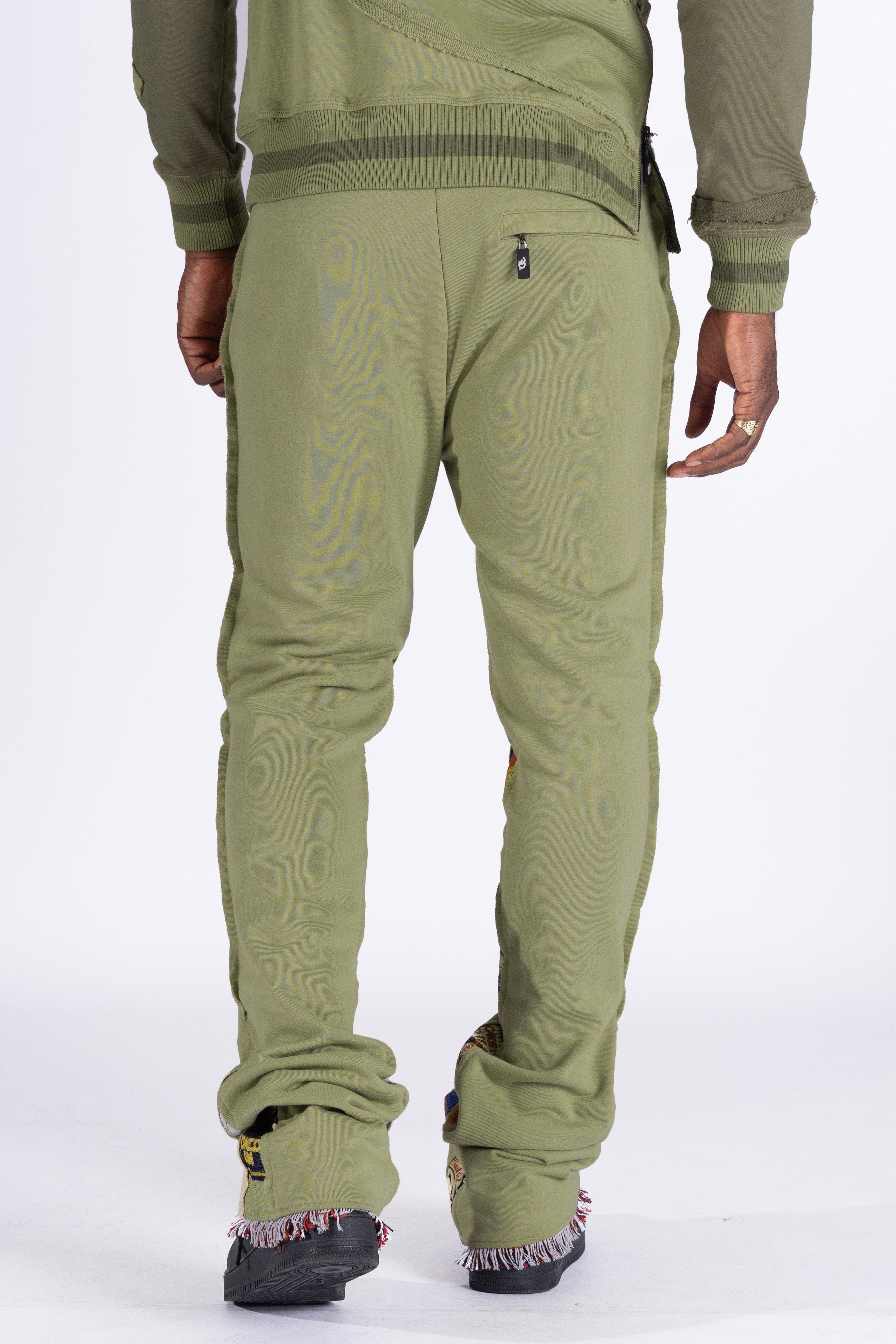 F1959 Frost Blow French Terry Pants - Olive