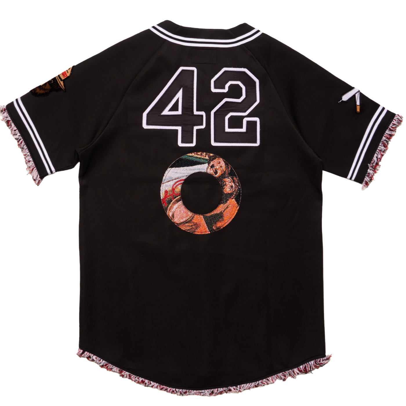 F259 Blow Poly Baseball Shirt - Black