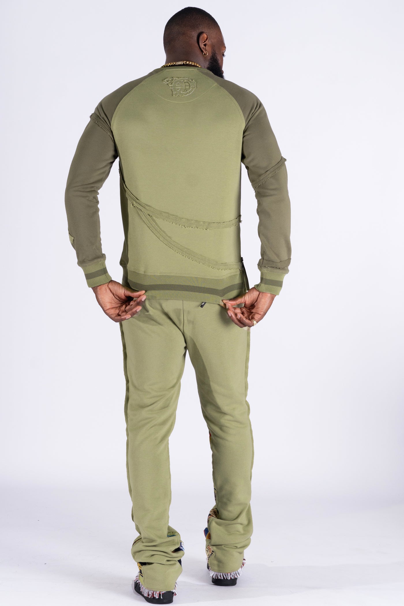 F4359 Frost Blow Sweatshirt- Olive