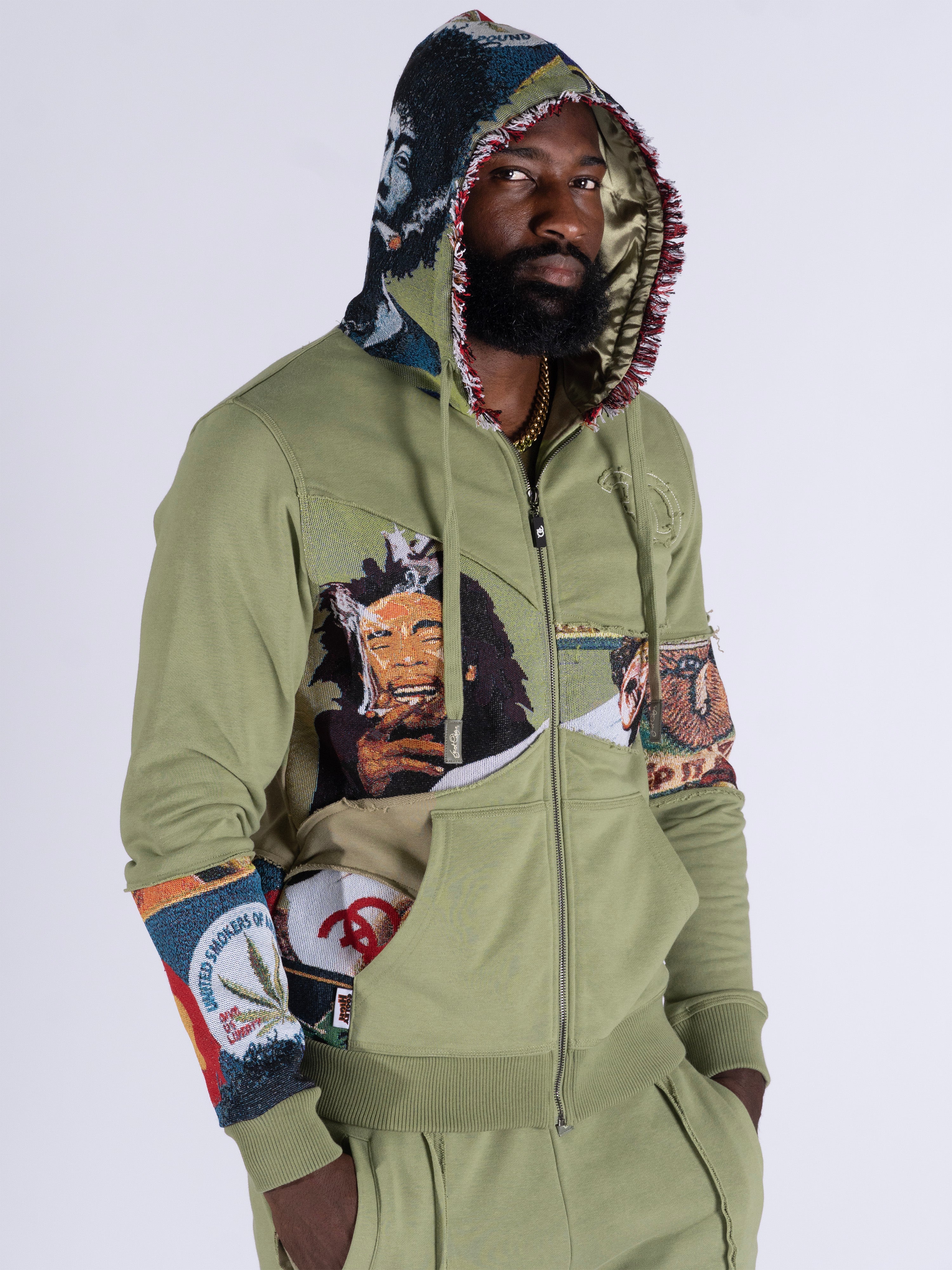 F5159 Frost Blow Hoodie - Olive