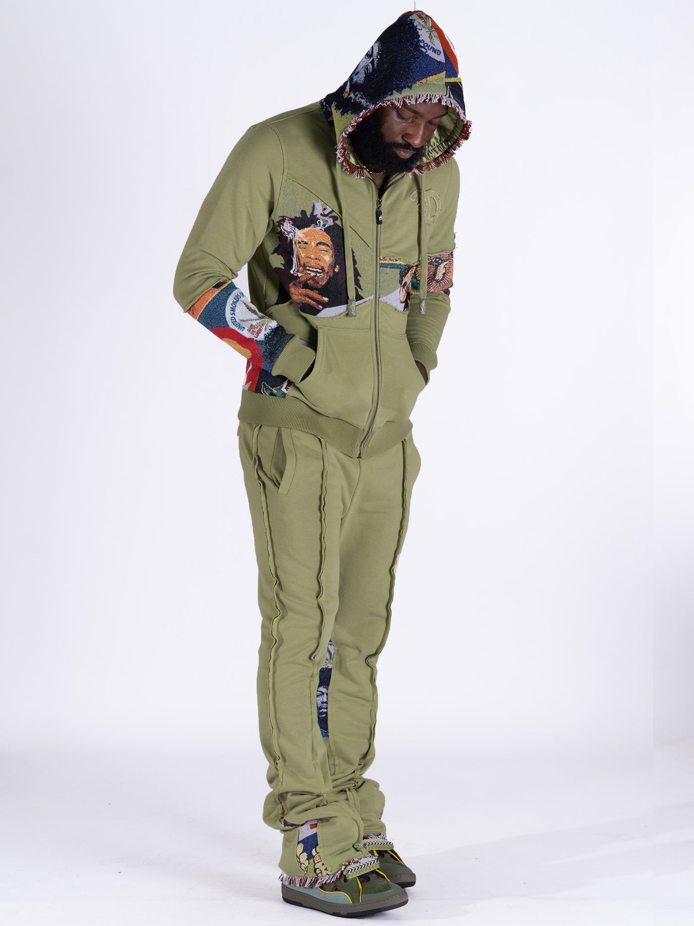 F5159 Frost Blow Hoodie - Olive