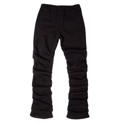 F6220 Malik Stacked Sweatpants - Black