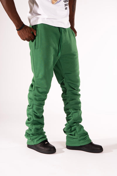 F6220 Malik Stacked Sweatpants - Green