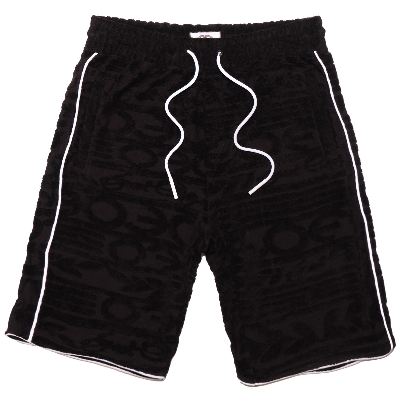 F628 "Aye ni Tirẹ" Tapestry Shorts - Black