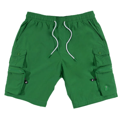 M633 Colton ọra Spandex Cargo Kukuru - Green