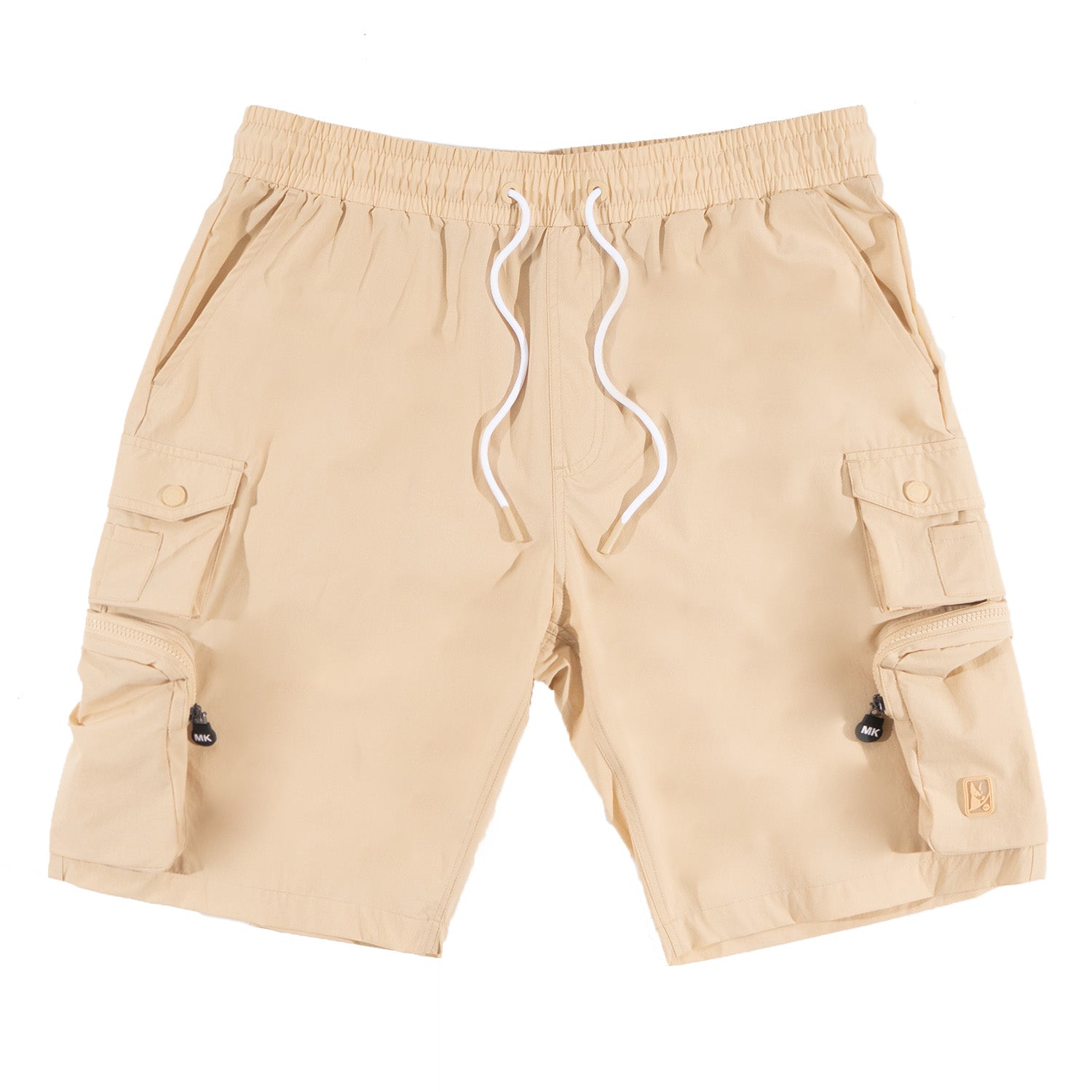 M633 Colton Nylon Spandex Cargo Shorts - Khaki