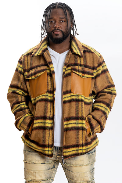 M1028 Gabana Shirt Jacket - Wheat