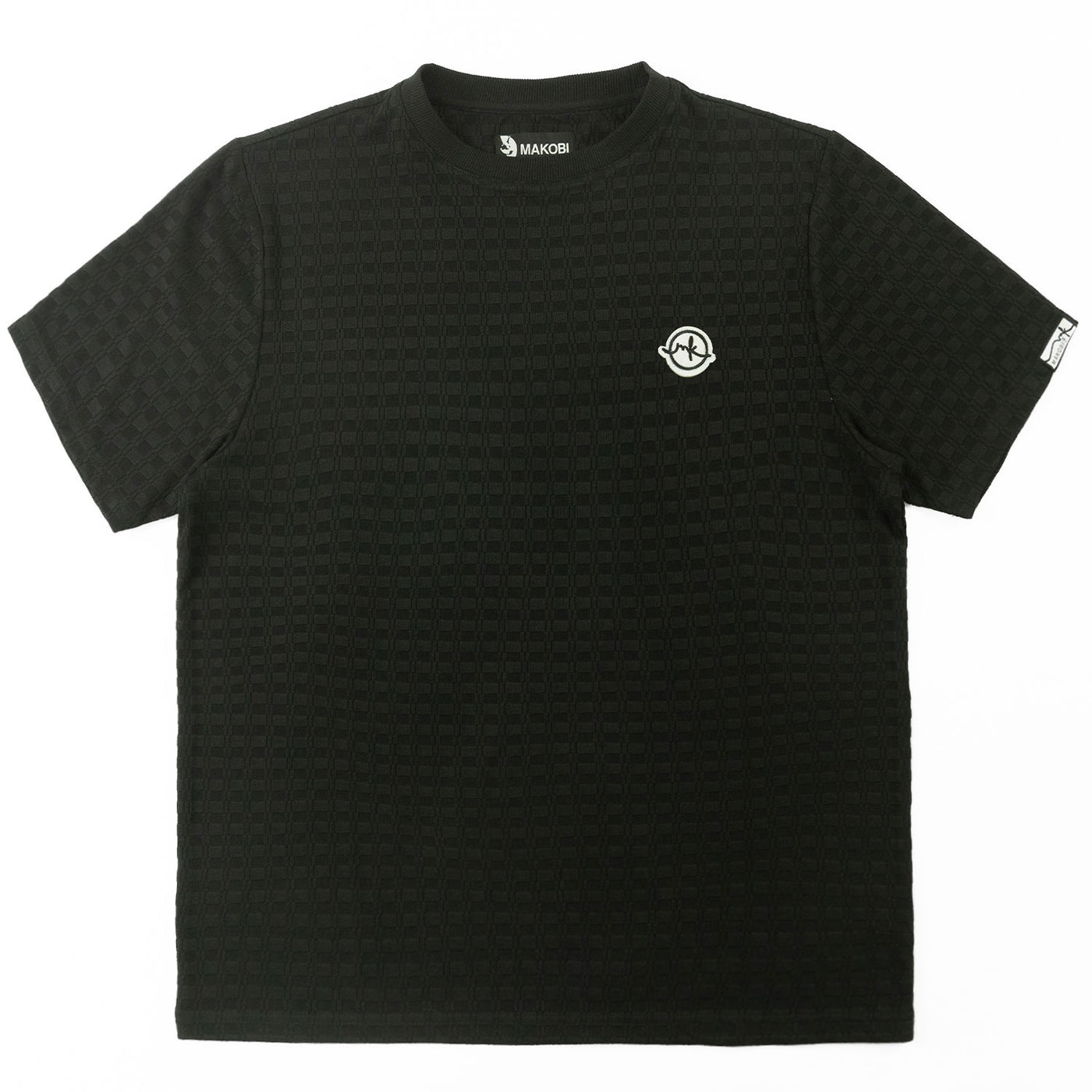 M121 Modena Knit Crewneck Tee - Black