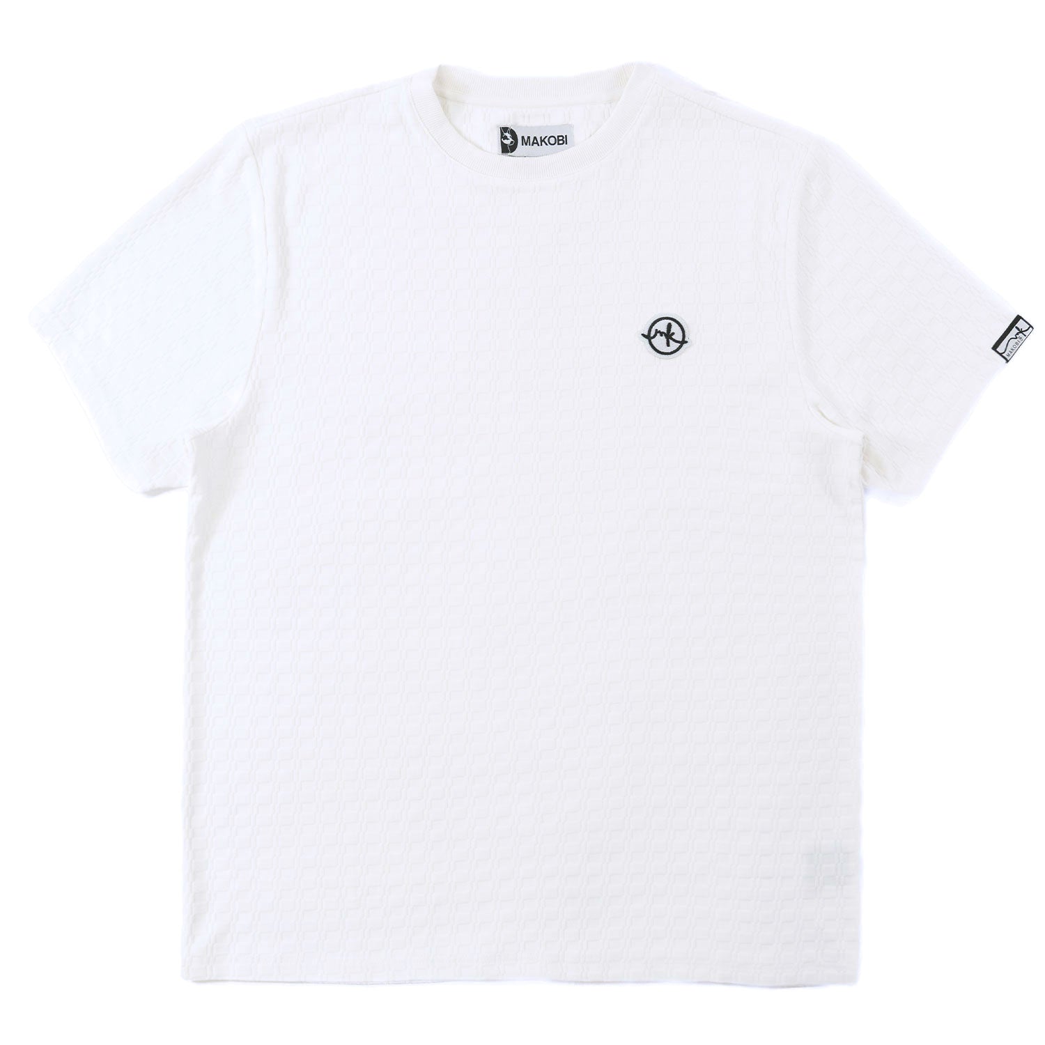 M121 Modena Knit Crewneck Tee - White