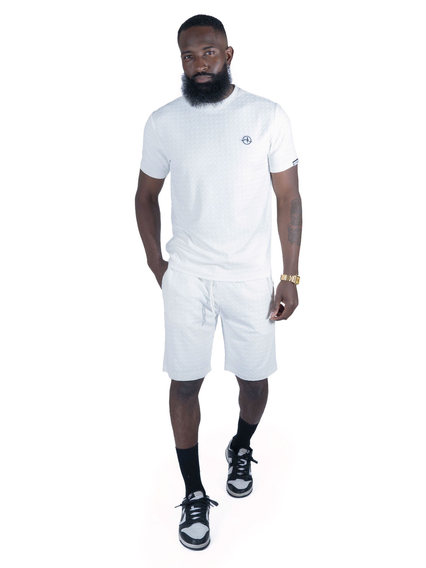 M612 Modena Knit Shorts - White