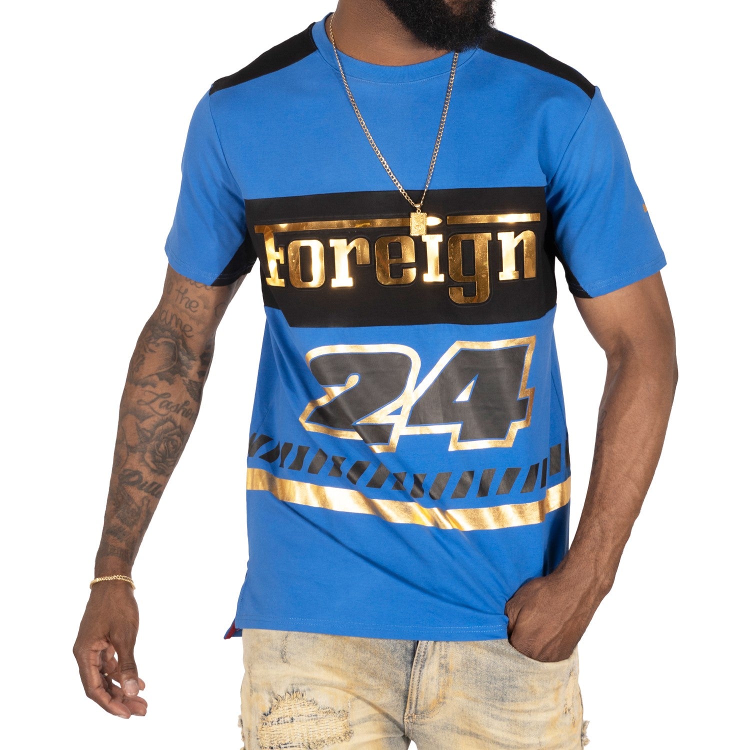 M133 Makobi Foreign Tee - Royal