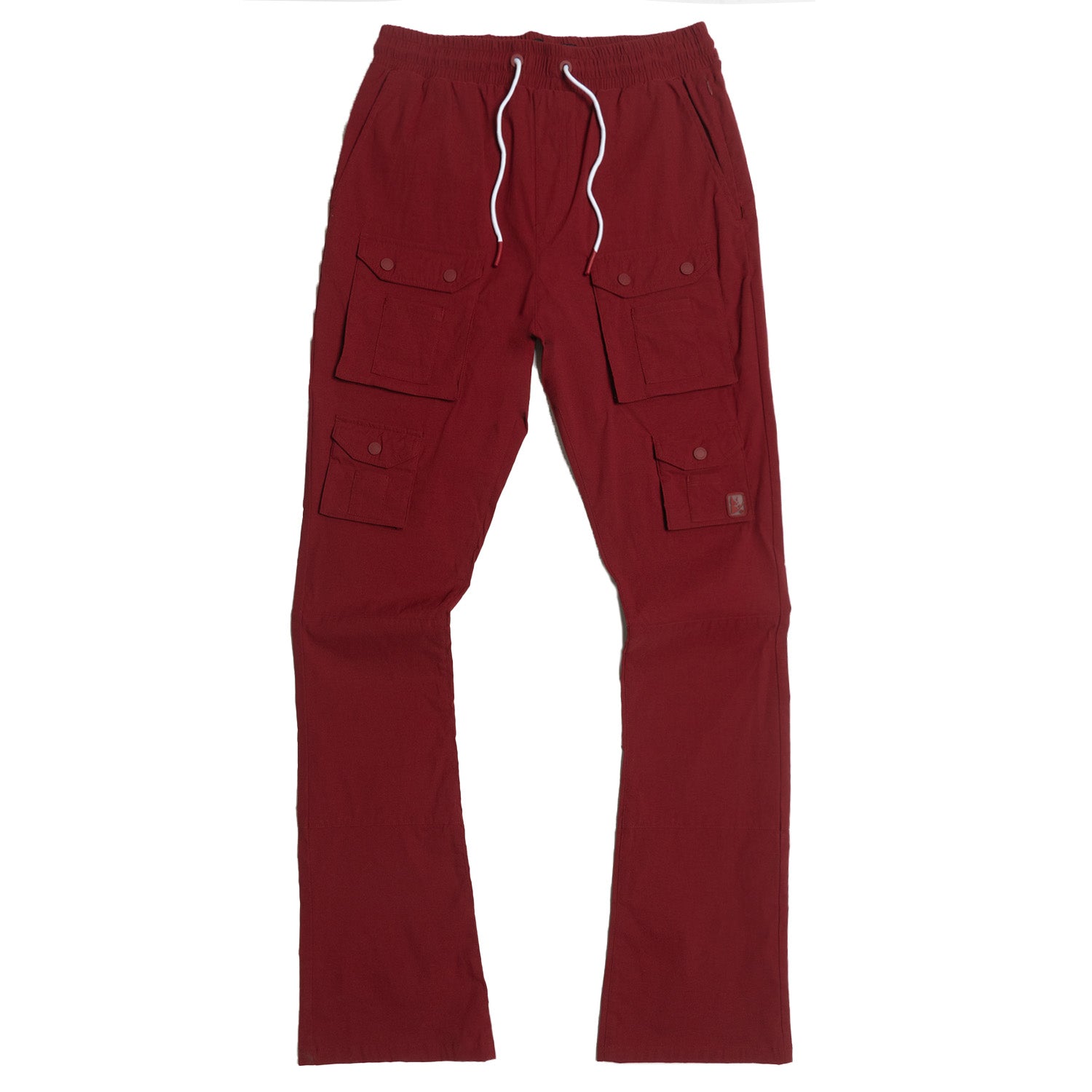 M1633 Colton 34” Stack Nylon/Spandex  Sweat Pants - Burgundy