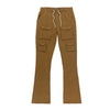 M1633 Colton 34” Stack Nylon/Spandex Sweat Pants - Mocha