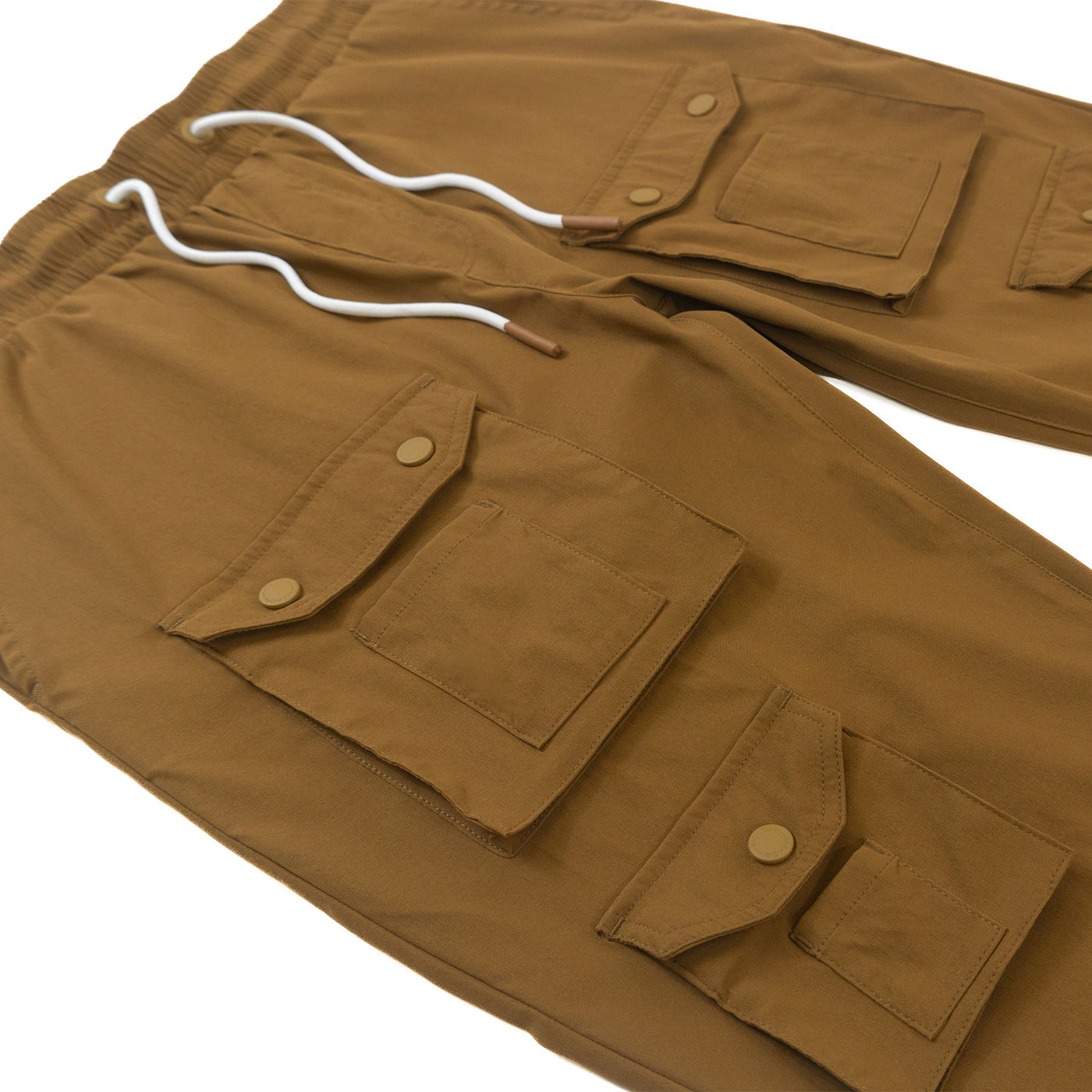 M1633 Colton 34” Stack Nylon/Spandex  Sweat Pants - Mocha