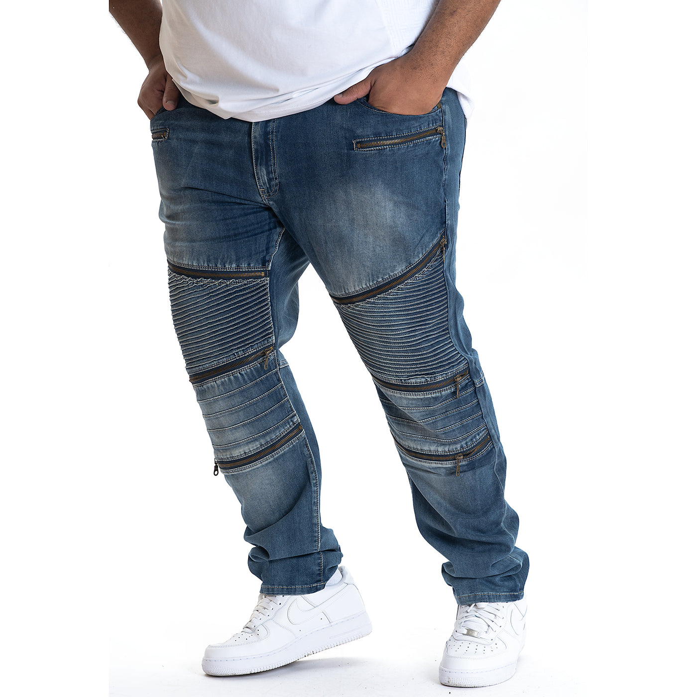 M1772 Realm Biker Jeans - Dark Wash