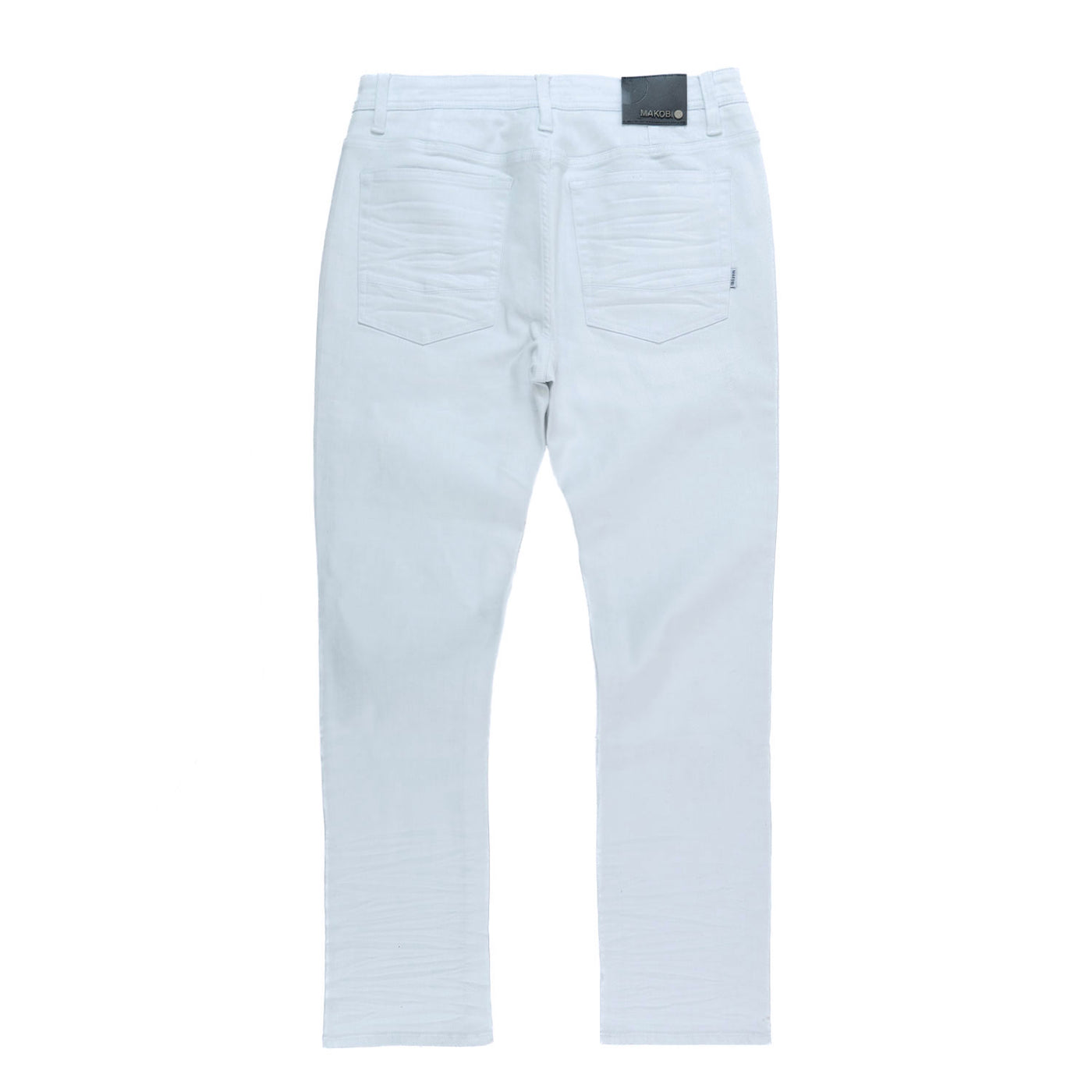 M1901 Makobi Segreto Waxed Jeans - White