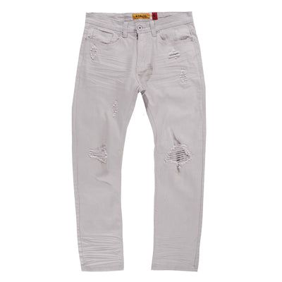 M1932 Makobi Brighton Shredded Twill sokoto - Grey