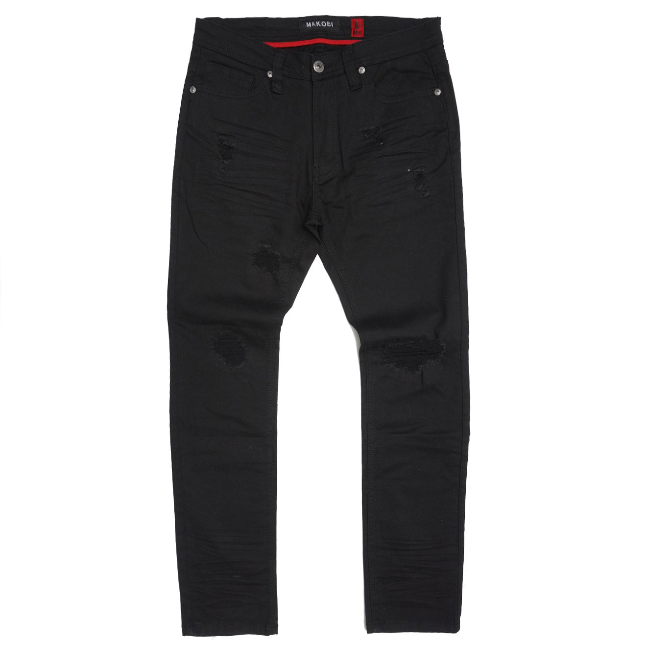 M1932 Makobi Brighton shredded Twill sokoto - Black