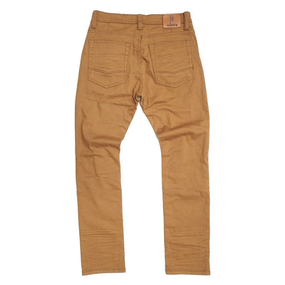 M1932 Makobi Brighton Shredded Twill Jeans - Khaki