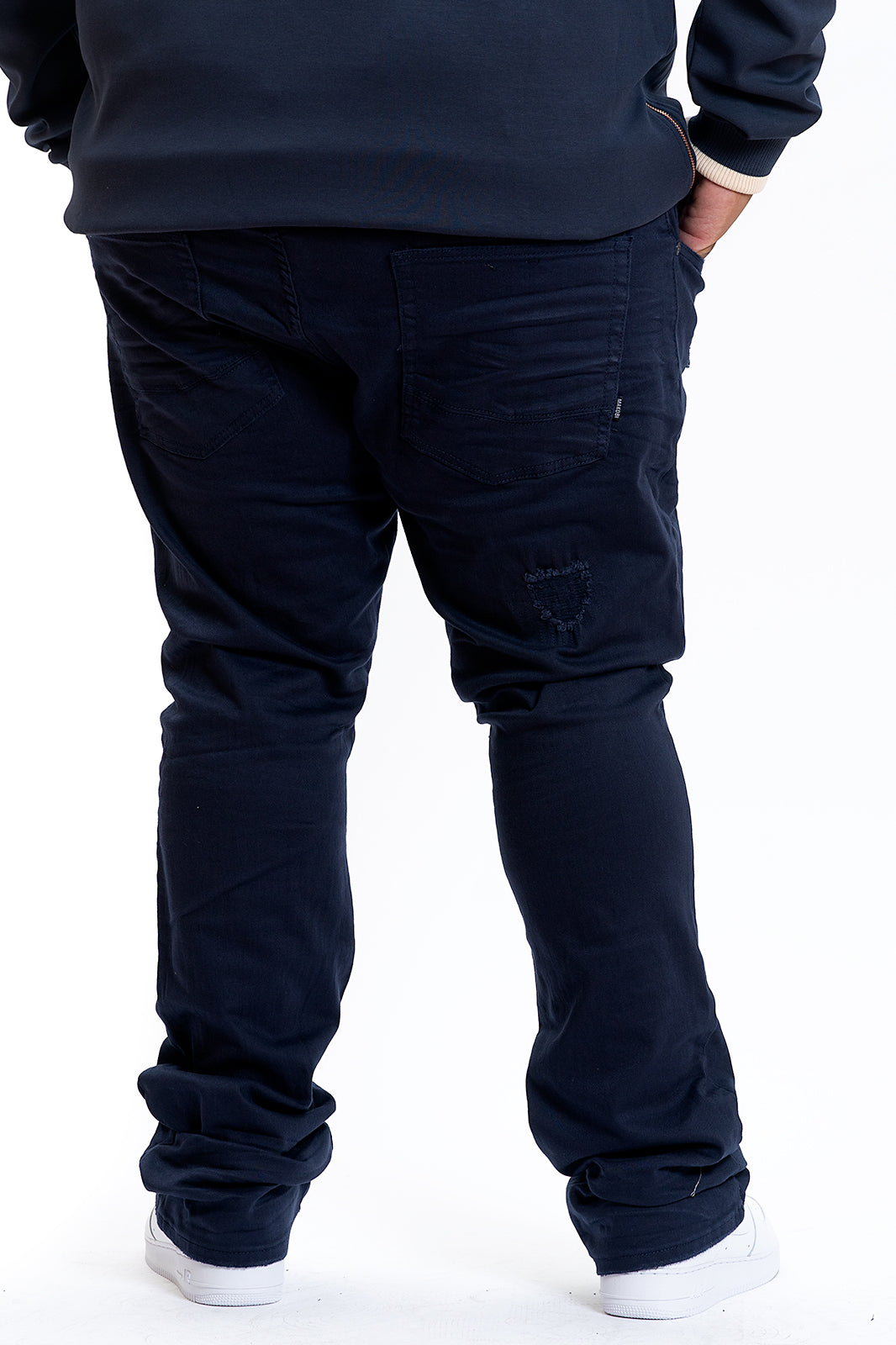 M1948 Benini Twill Stacked Jeans - Navy