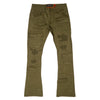 M1968 Cesare Stacked Jeans - Olive