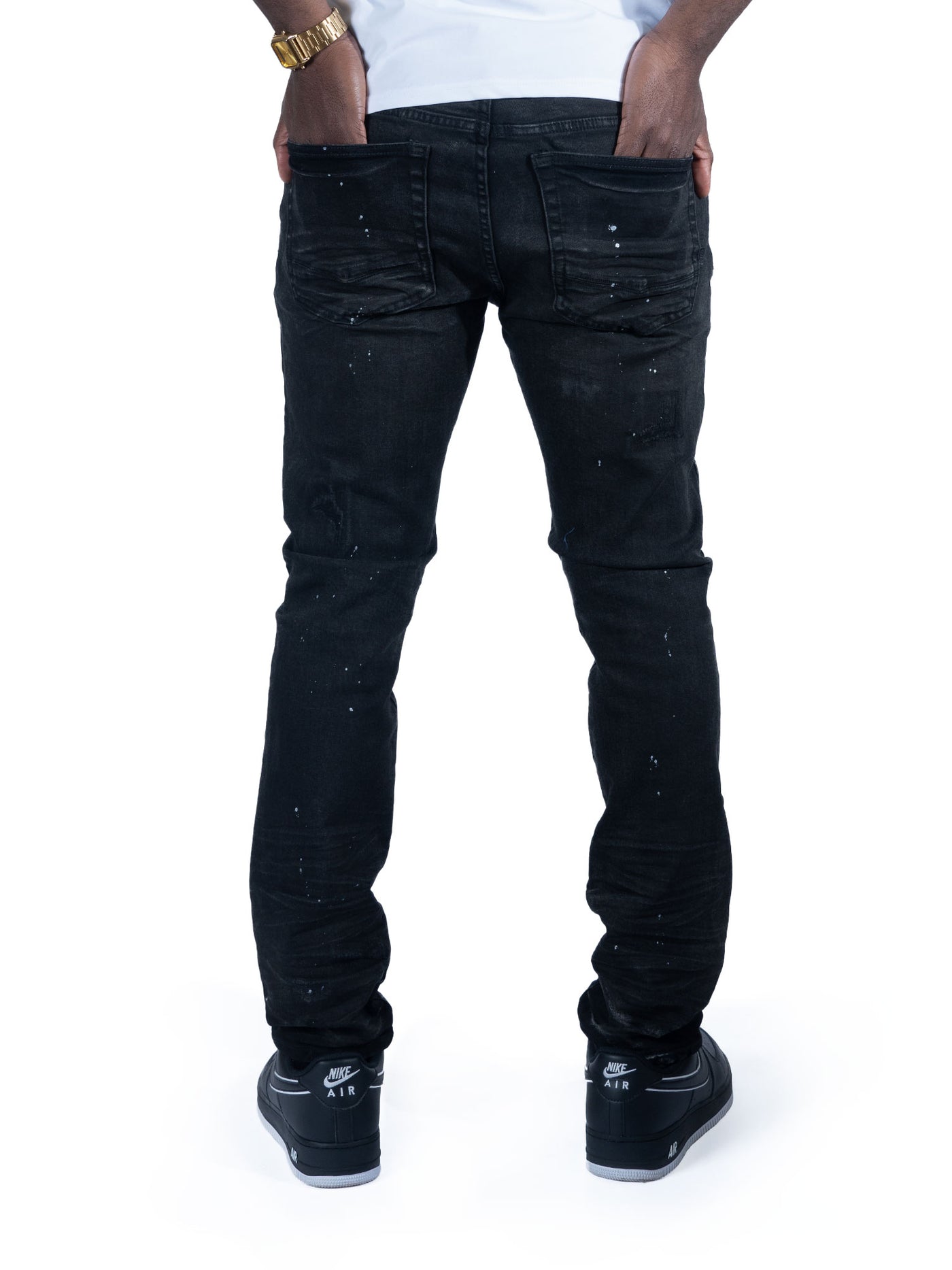 M1991 Avenida Greased Jeans - Black