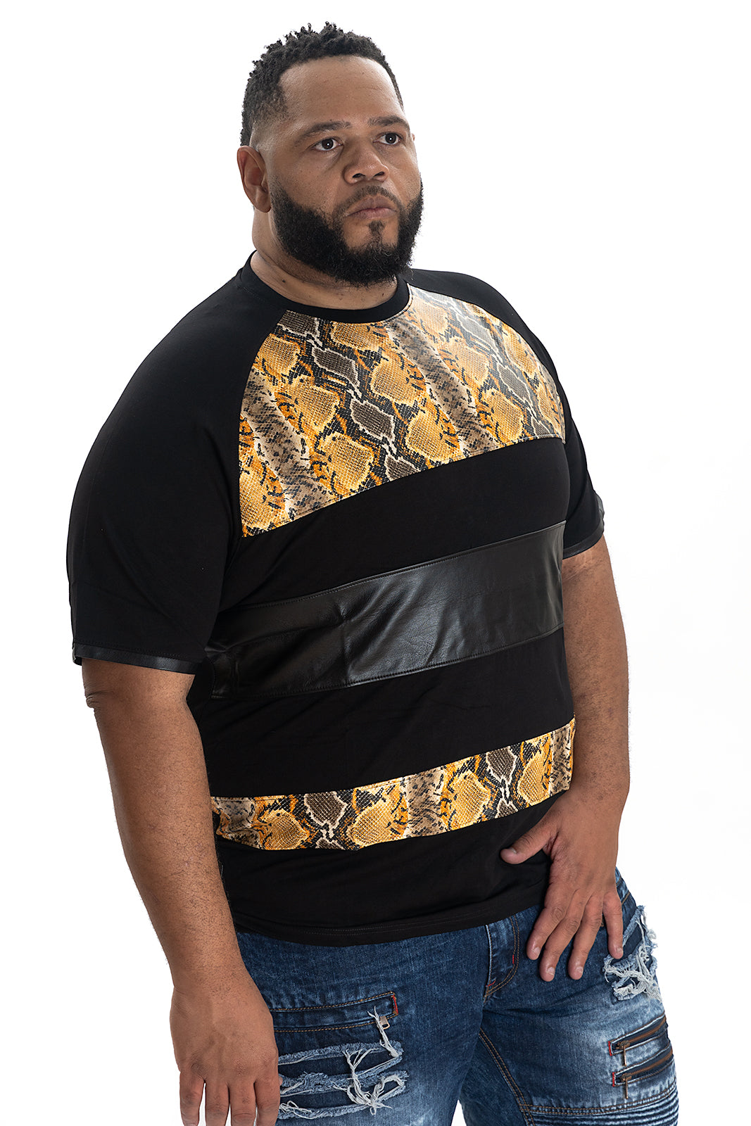 M244 Python Jersey Tee- Black