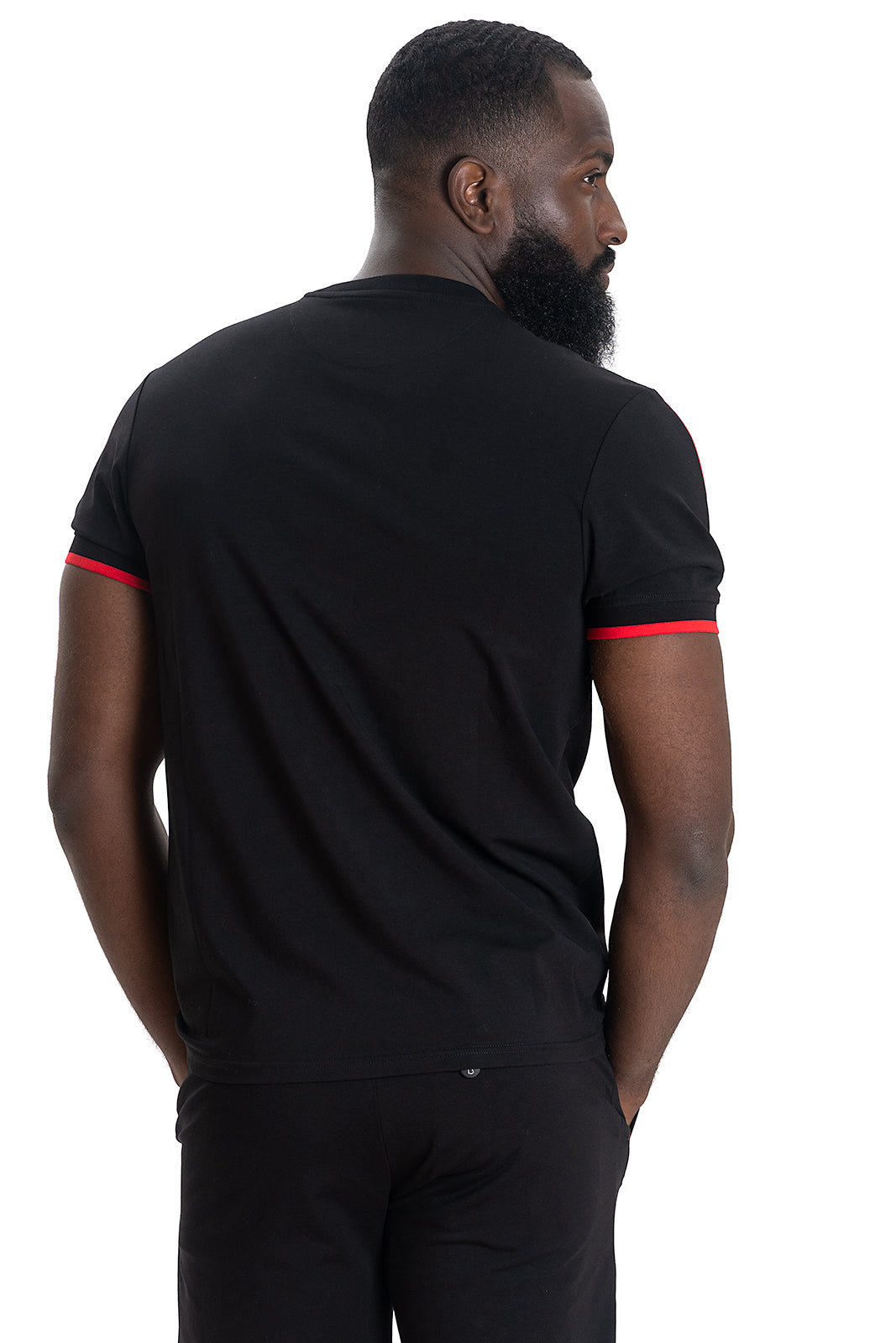 M301 Makobi Ricci Core Tee - Black.Red