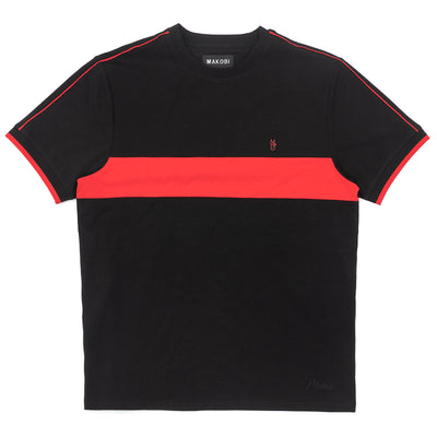 M301 Makobi Ricci Core Tee - Black.Red