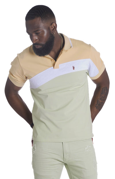 M333 Colton Polo Shirt - Olifi